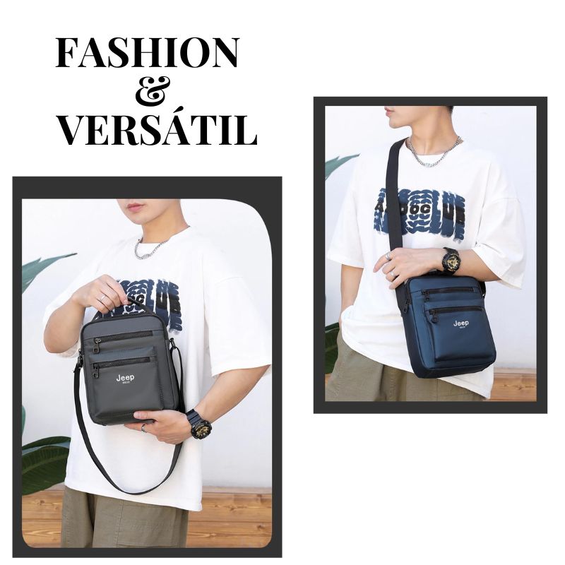 Bolsa Masculina Transversal à prova d'água