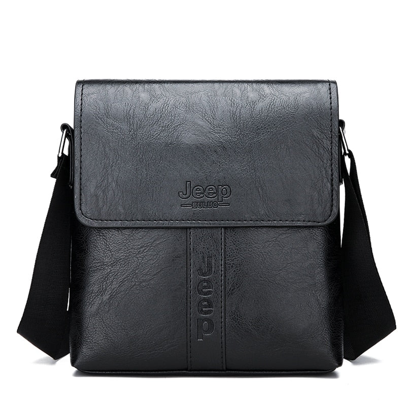 bolsa transversal de couro preta