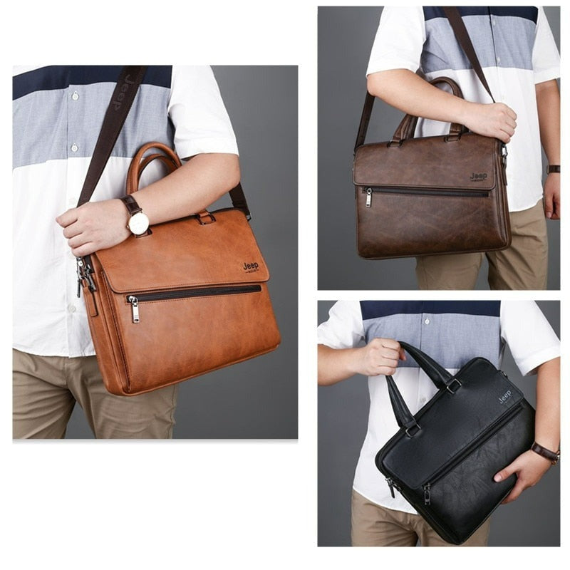 Bolsa para Notebook  de 14 polegadas em couro