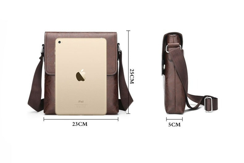 Bolsa masculina em couro