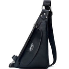 Bolsa Masculina Triangular jeep buluo preta para motociclista motoqueiro motoboy motocicleta