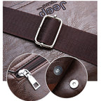 Bolsa Masculina Transversal em couro