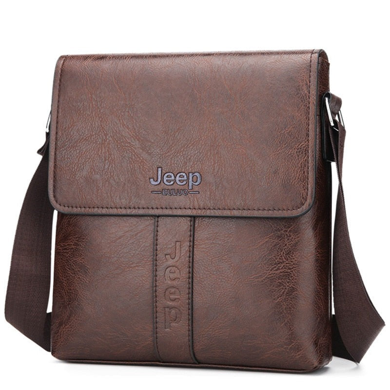 bolsa transversal de couro marrom