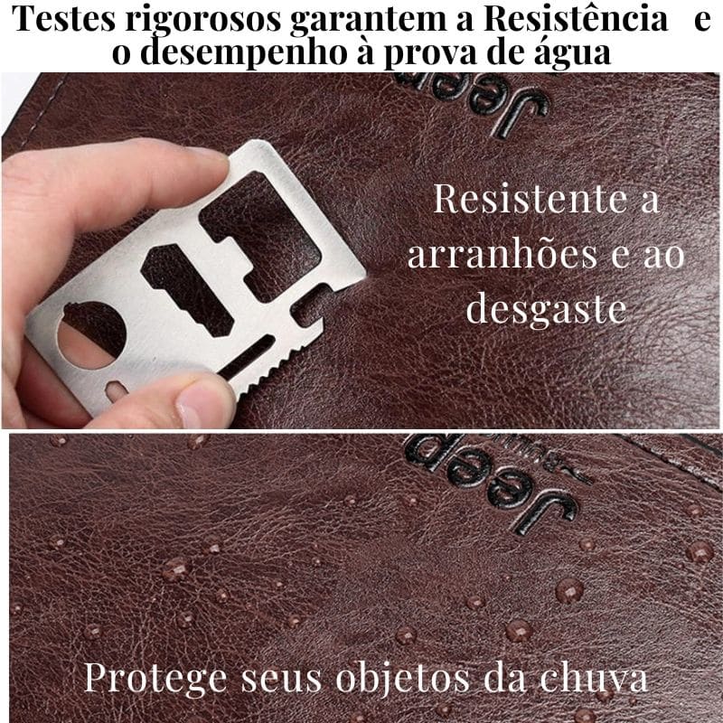 Bolsa Masculina Transversal em couro