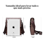 Bolsa Masculina Transversal em couro