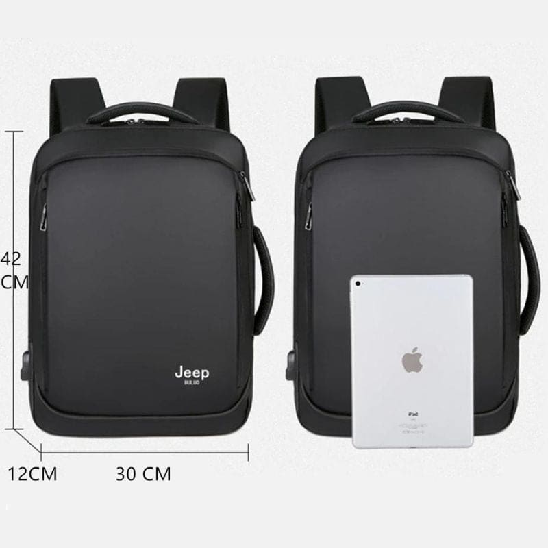 Mochila para notebook com carregador USB e à prova d'água